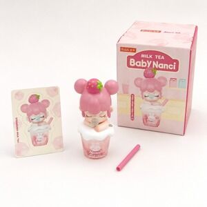 Rolife Baby Nanci Strawberry Milk Tea Figure Blind Box S25FNDXX with Card Box